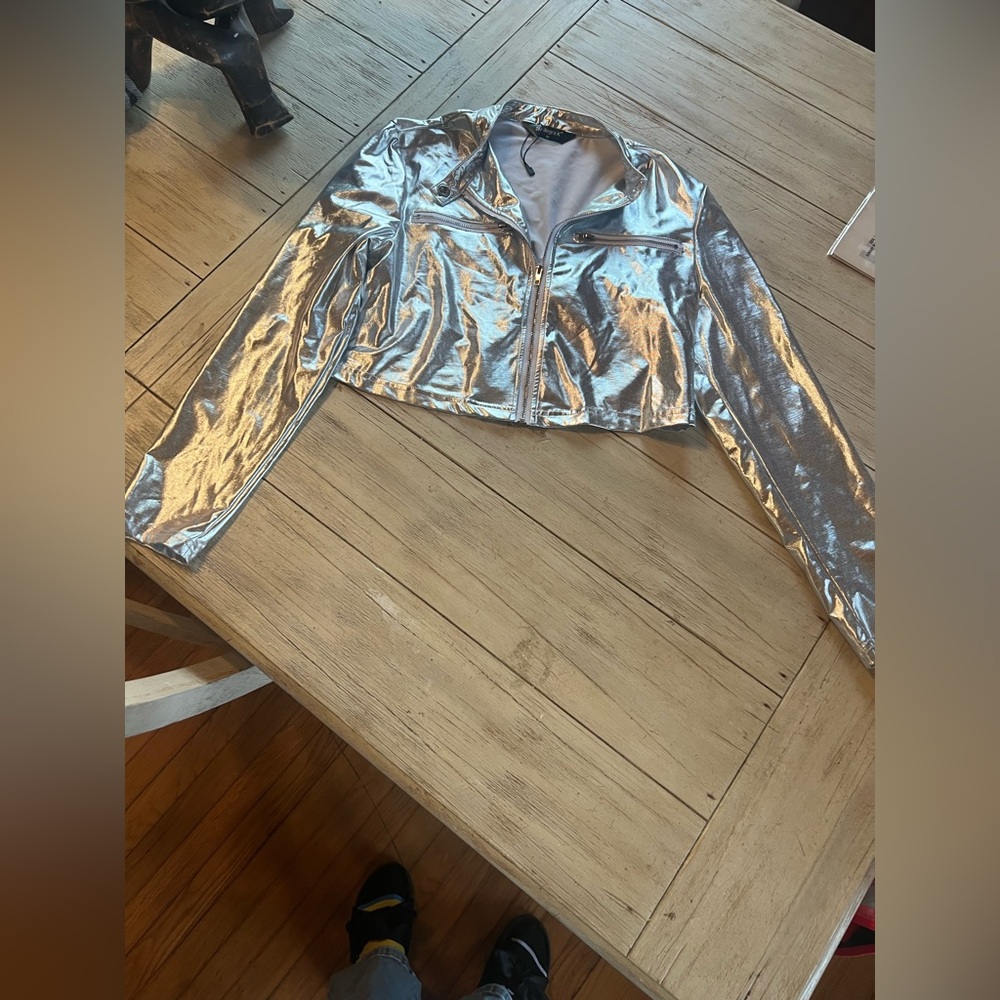 Shiny Silver Jacket